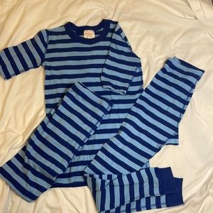 Hanna Andersson, 3piece pajama set, SZ 160/ US 14. Short sleeve, shorts & pants.